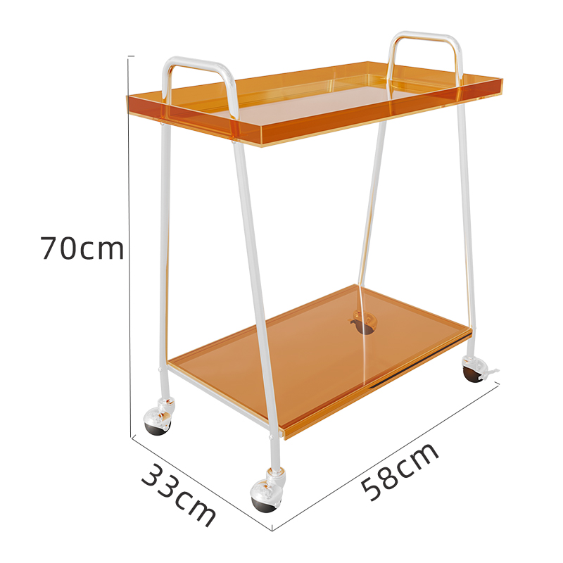 Movable acrylic two shelves easy carry side table Manufacturers, Movable acrylic two shelves easy carry side table Factory, Supply Movable acrylic two shelves easy carry side table Retail Solution