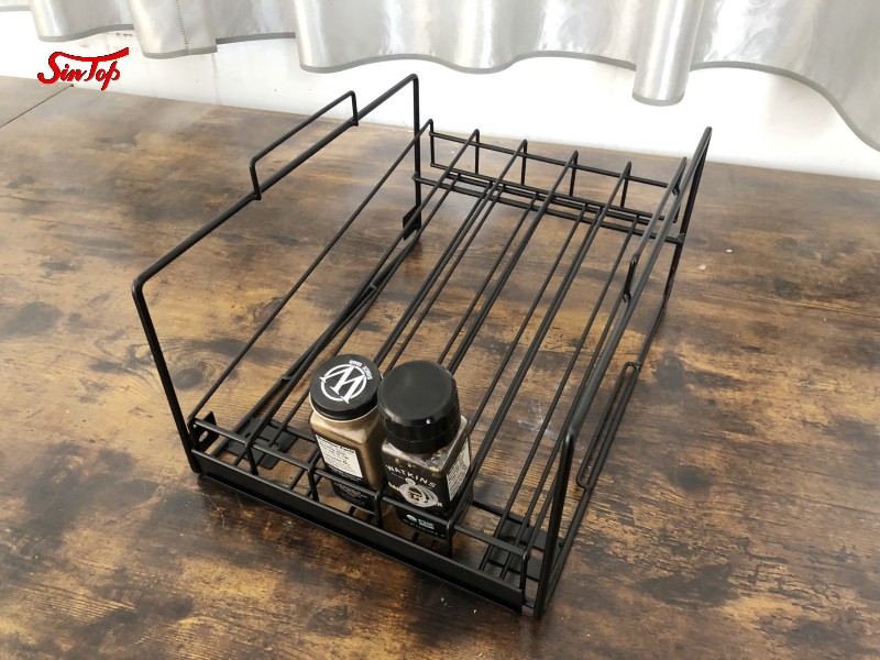 Rak logam geser toko serba ada