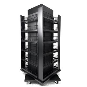 Giá trưng bày bằng thép nhiều lớp xoay 360 độ có thể tùy chỉnh