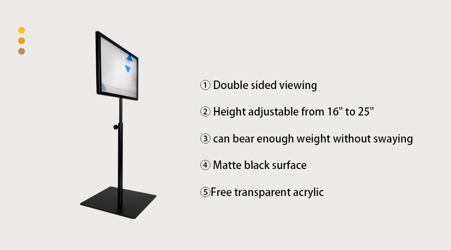 Double-Sided Counter Display Stand