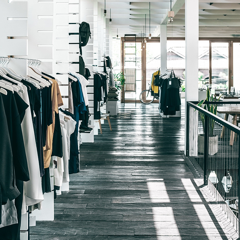 Clothing display racks