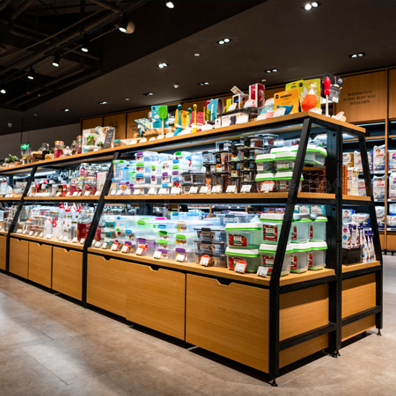 Candy display shelves