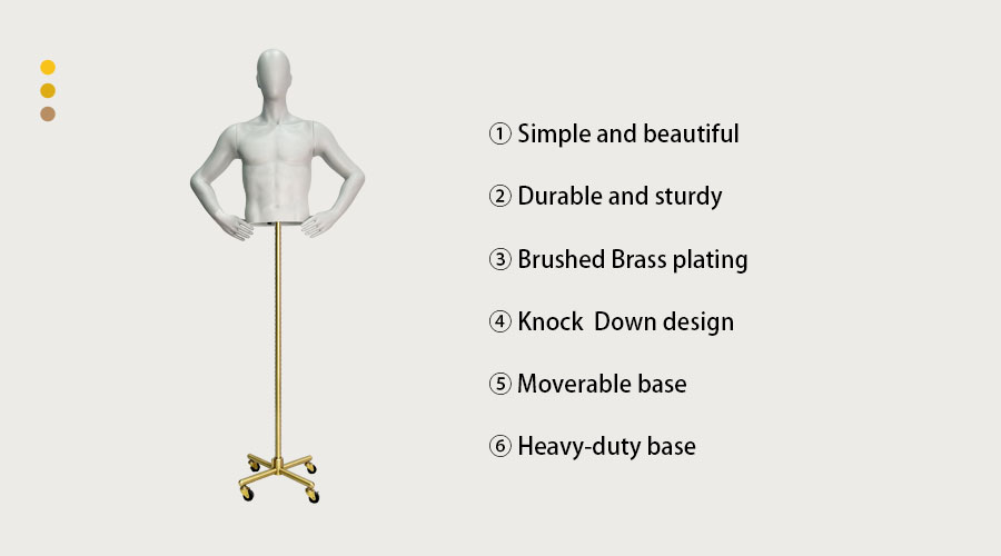 Movable mannequin base