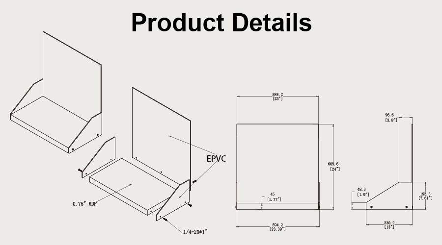 Pop counter display box