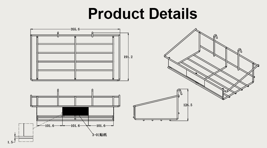 Wall-mounted basket