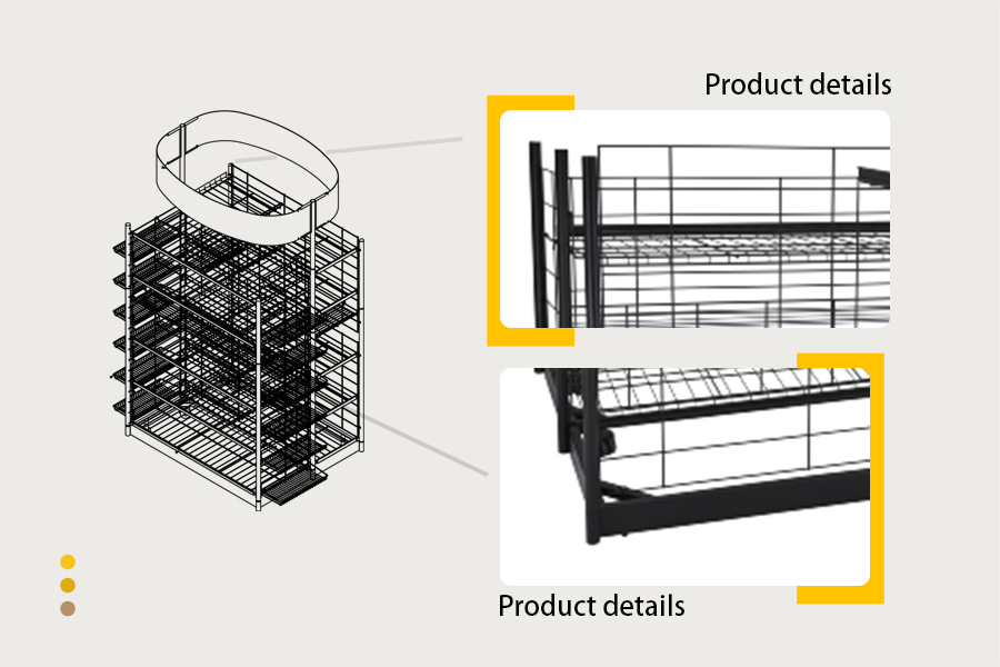 supermarket display rack