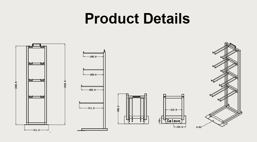 metal candy rack