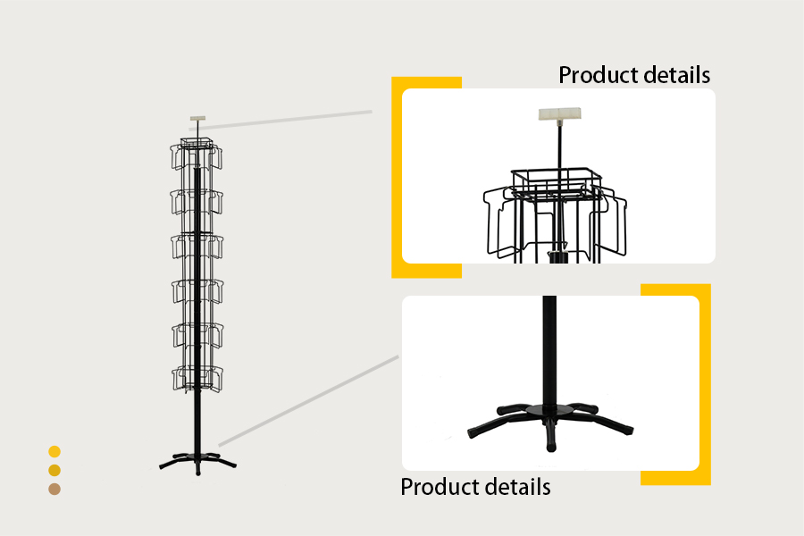 Rotating Magazine Rack