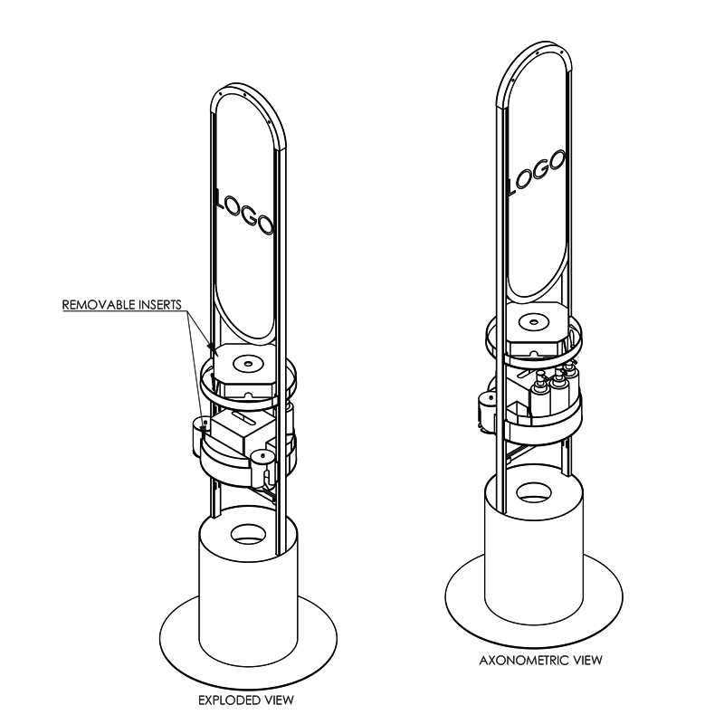 Circular Display Stand