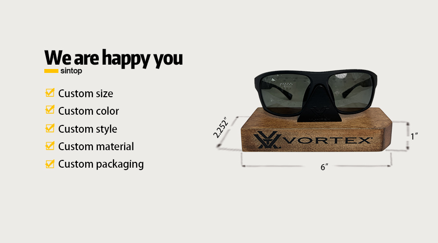 Wooden Eyewear Display