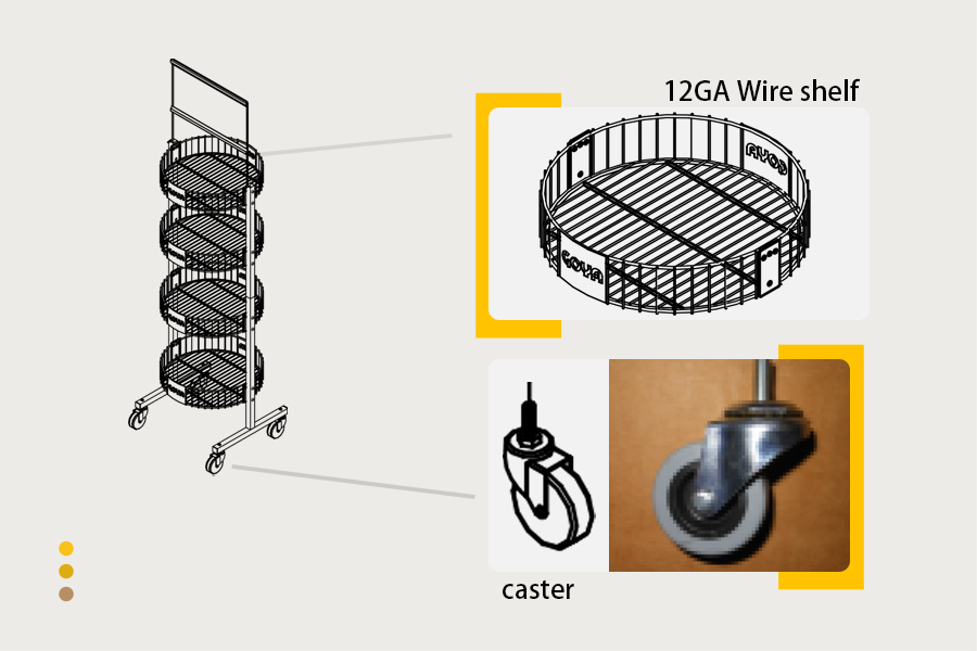 Multi-Layer Snack Rack