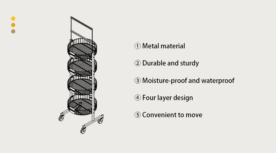 Metal Snack Display Rack