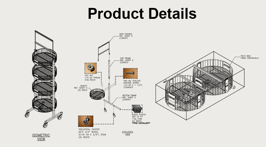 Multi-Layer Snack Rack