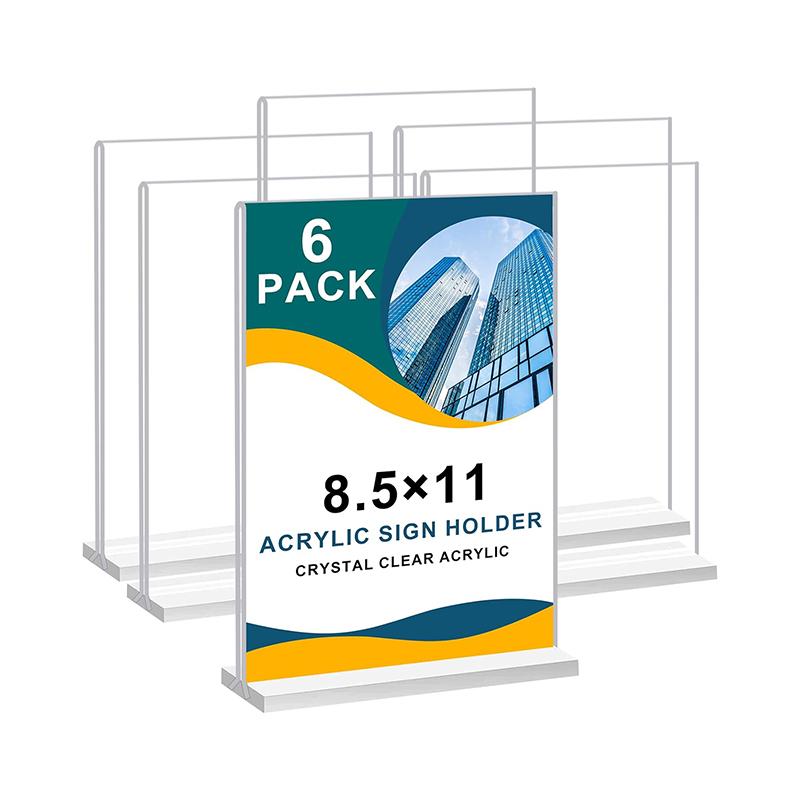 High-Transparency Double-Sided Acrylic Display Stand