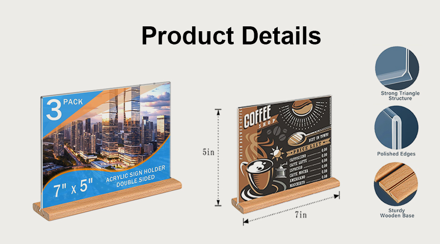 Double-Sided Display Stand