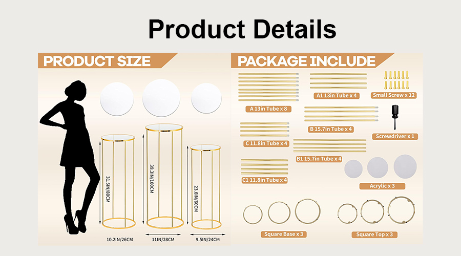 Cylinder Plant Stand