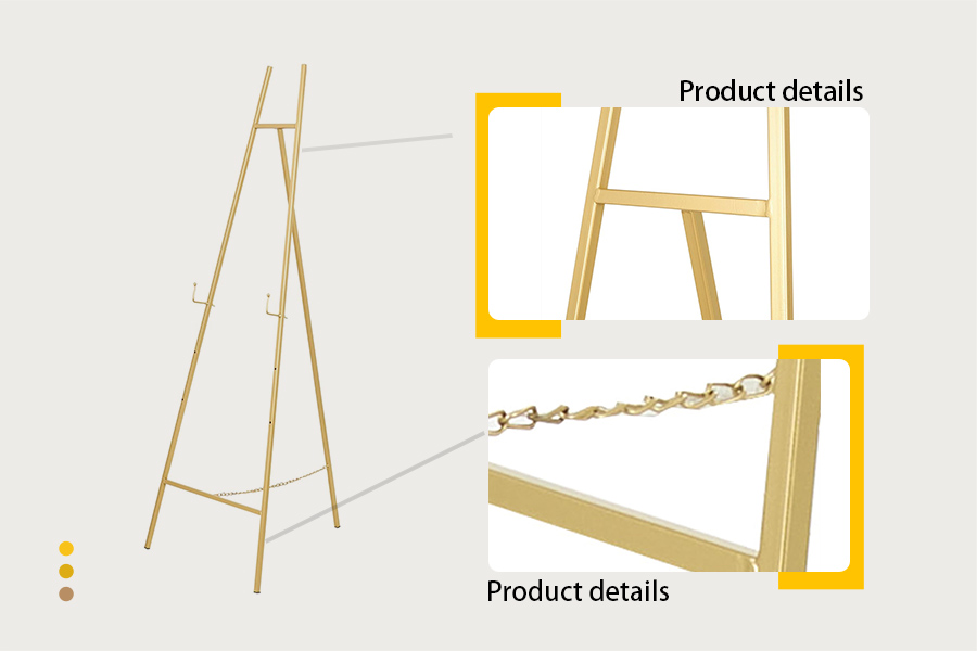 Gold Easel Stand