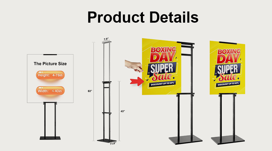 Double-Sided Display Stand