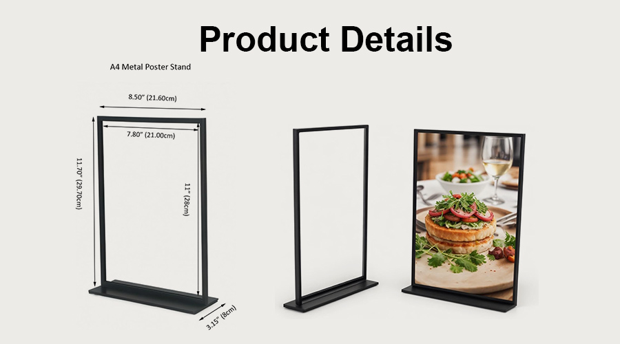 Double-Sided Display Stand