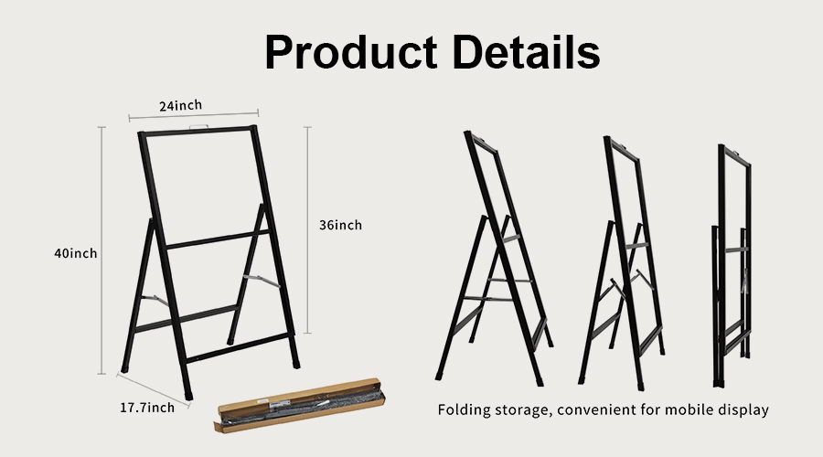 Heavy-Duty Metal Sandwich Board