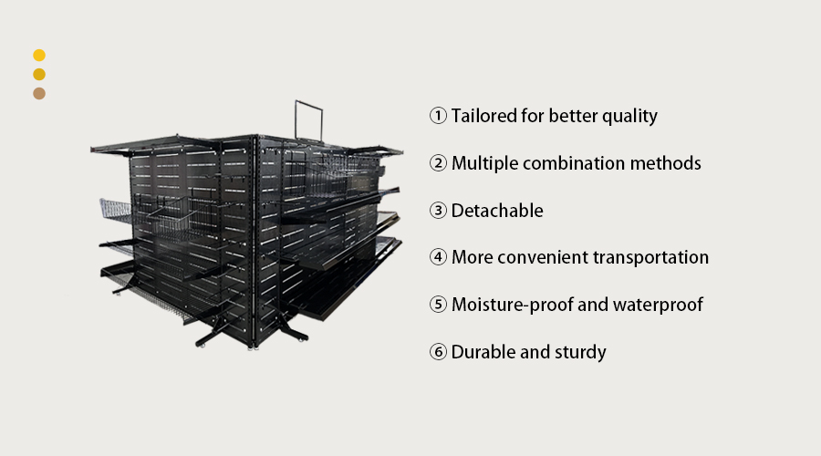 Combinable Display Rack