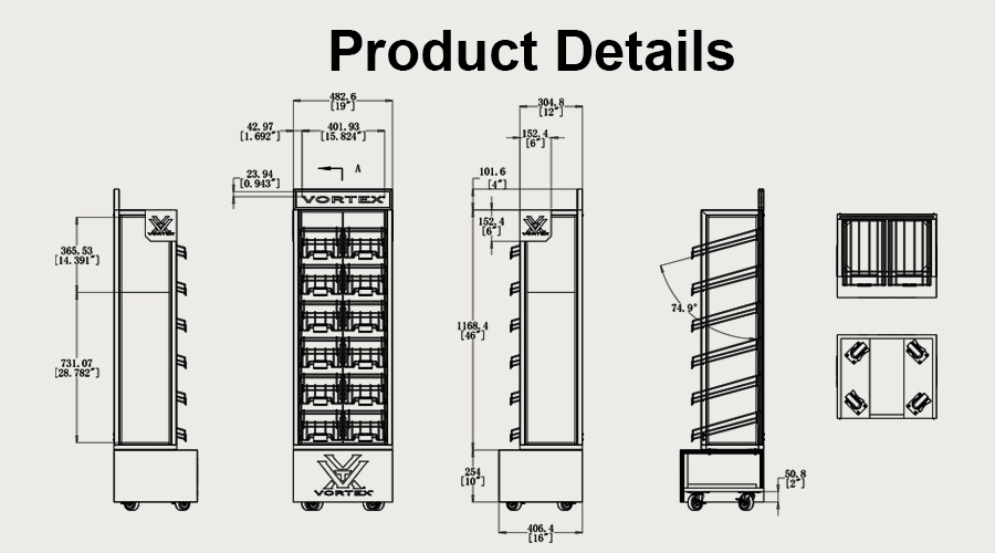 Free Standing Hat Display Racks