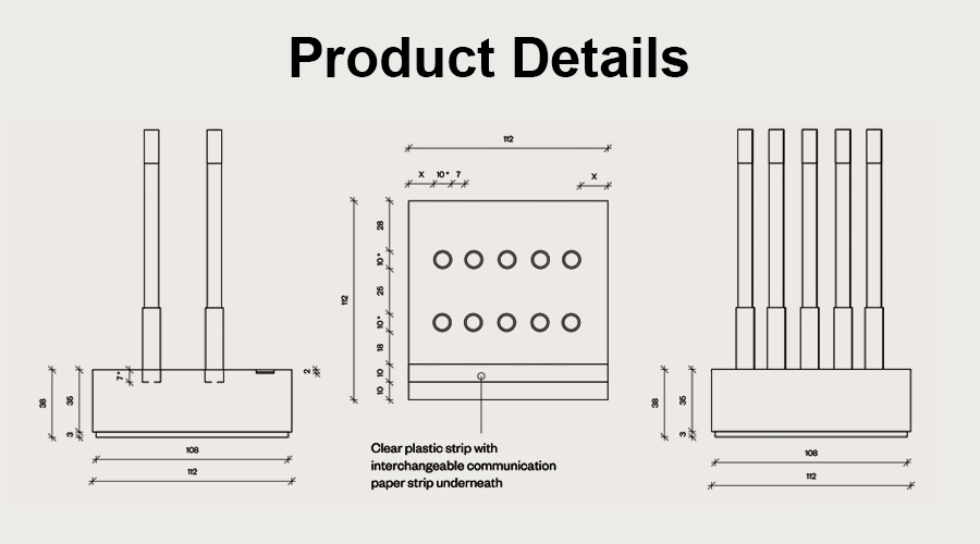 Compact Lipliner Organizer