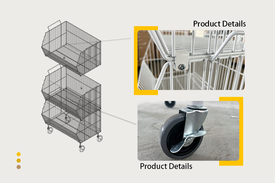 Freestanding Supermarket Snacks Shelf