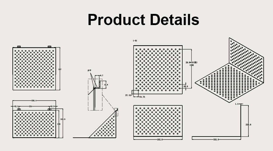 Pegboard Book Display Shelf