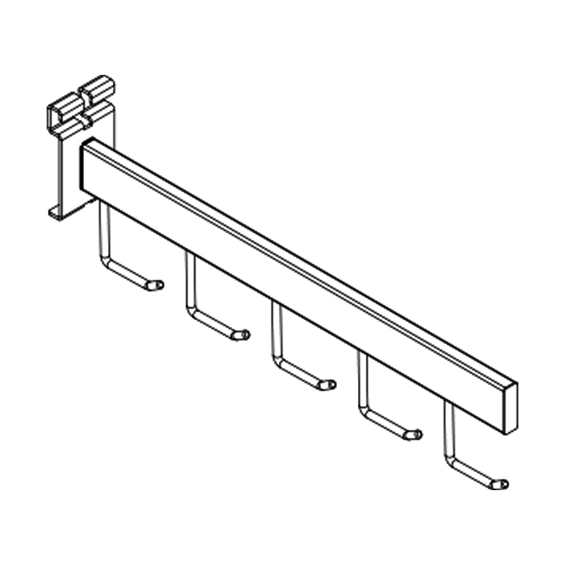 Waterfall 5 Hooks para sa Wire Grid