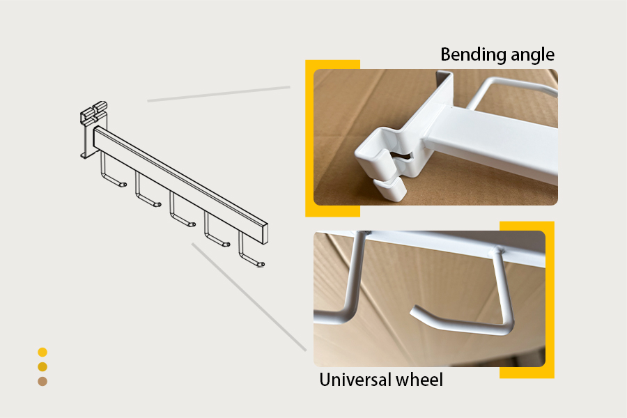 Grid Wall Display Hooks