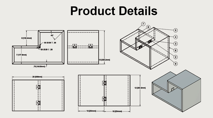 Wall Mounted Shelf