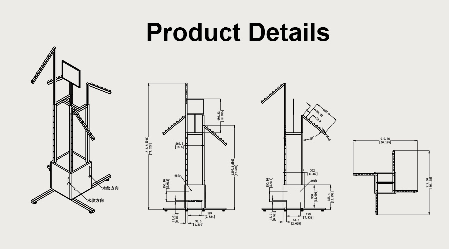 Chrome Clothing Rack