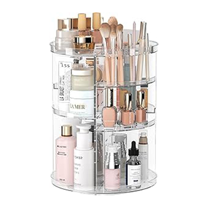 Naaayos na 8-Layer Rotating Makeup Organizer