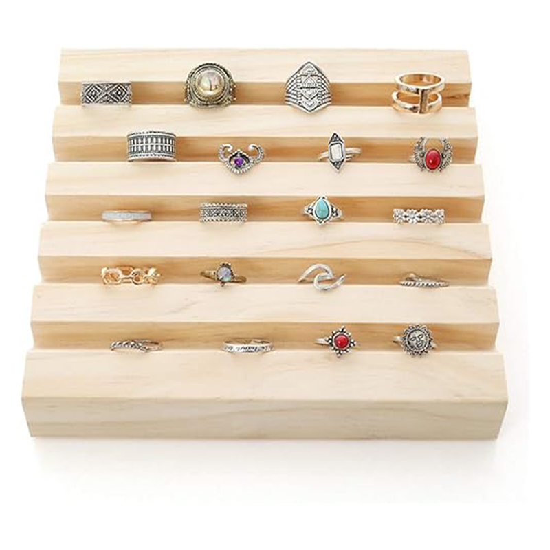 Natural Wood Jewelry Organizer