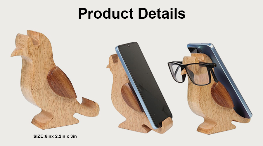 Bird-Shaped Eyeglass Holder