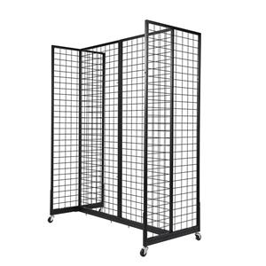 Stojak ekspozycyjny Gondola 4-Panel Grid z kółkami