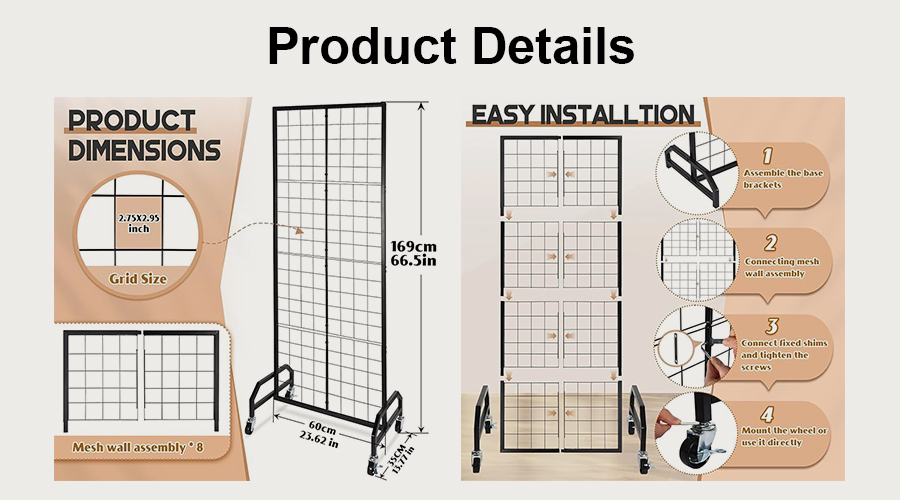 Heavy-Duty Retail Display Stand