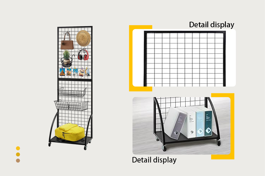 Grid Wall Display Rack