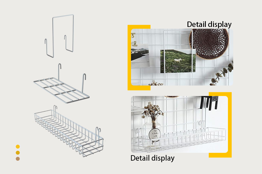 Wall Grid Panel Basket