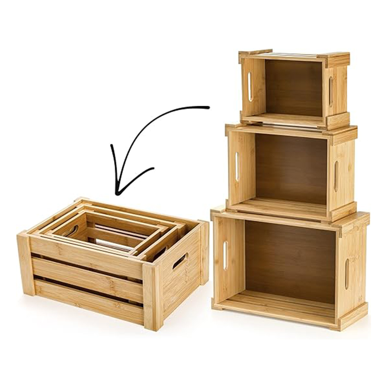 Rustic Bamboo Display Box Set for Retail and Home Storage Manufacturers, Rustic Bamboo Display Box Set for Retail and Home Storage Factory, Supply Rustic Bamboo Display Box Set for Retail and Home Storage Retail Solution