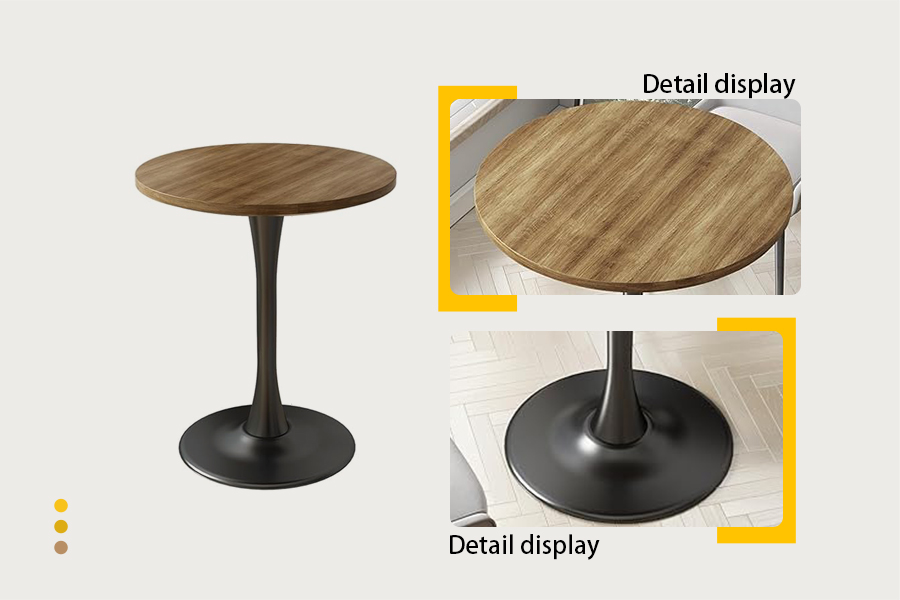 Round Wooden Dining Table