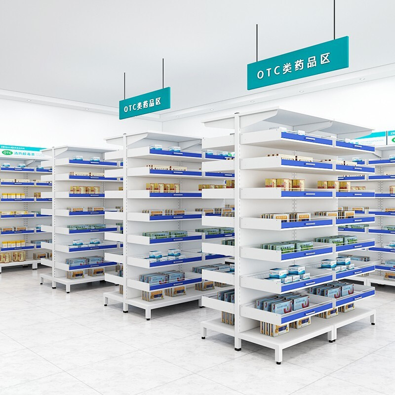 Pharmacy Display Shelves