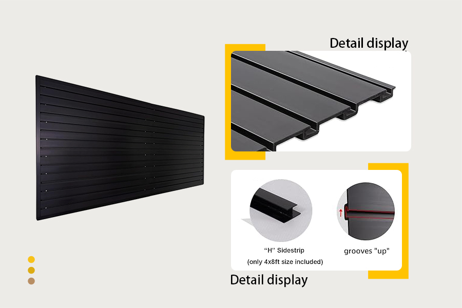 Heavy Duty PVC Slatwall Panels