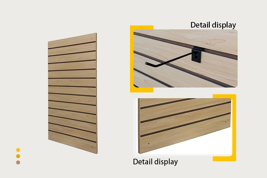 Slatwall Shelf Divider for Retail Stores