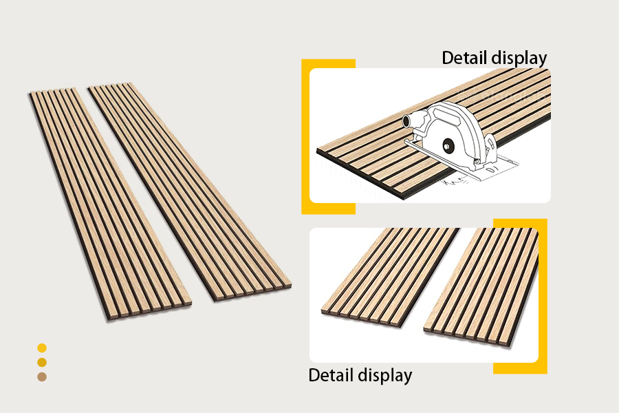 Modern Slatwall Panels for Retail Display