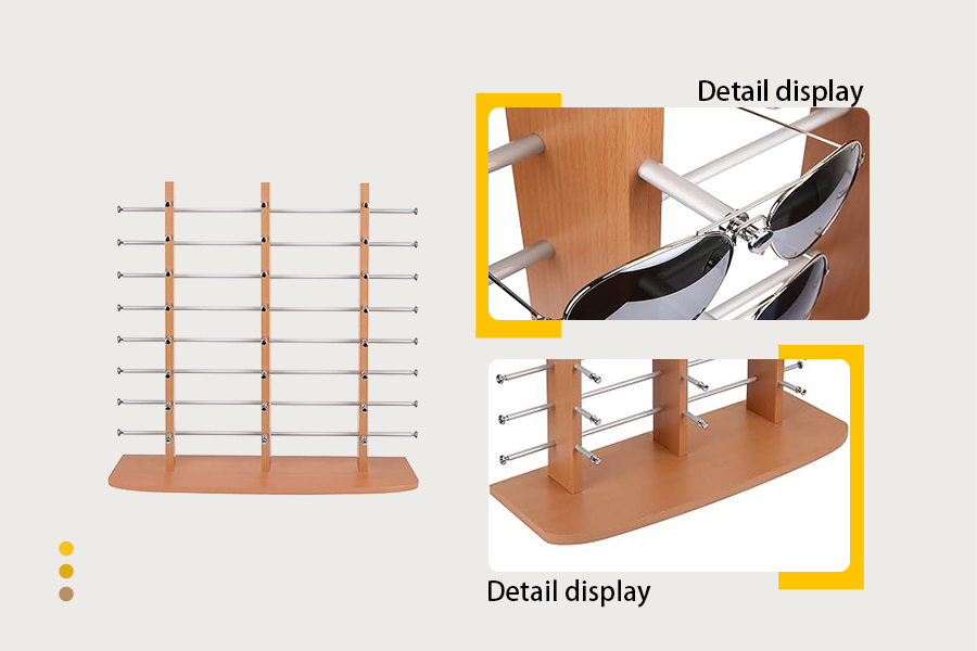 Shelf Divider for Sunglasses Display