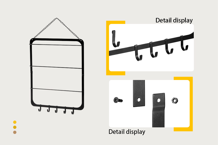 Wall-Mounted Sunglasses Holder