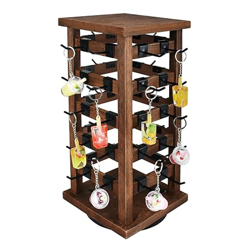 Counter Rotating Wooden Jewelry Display Rack Manufacturers, Counter Rotating Wooden Jewelry Display Rack Factory, Supply Counter Rotating Wooden Jewelry Display Rack Retail Solution