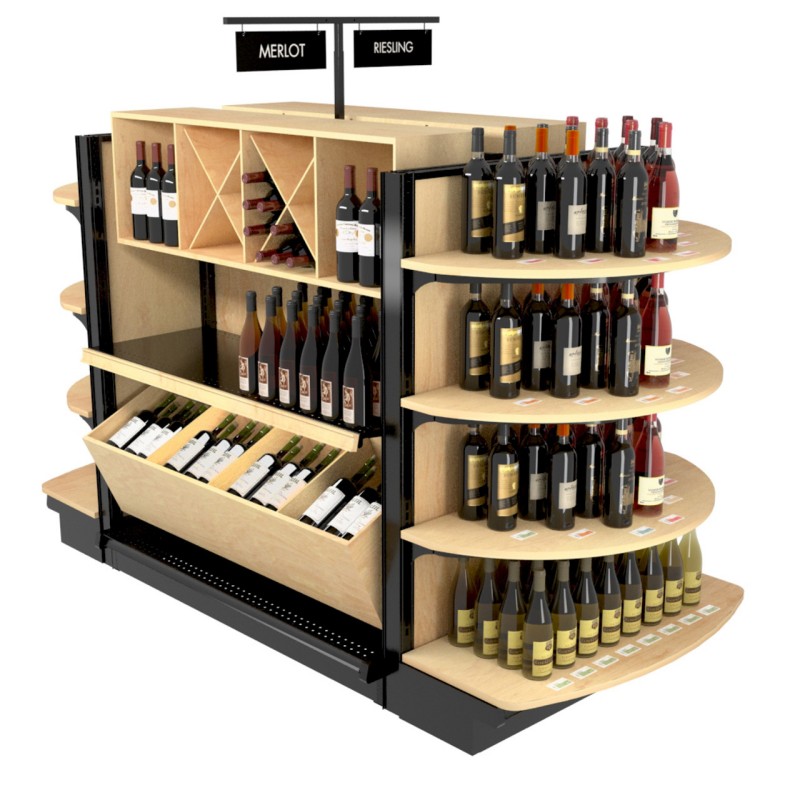 Qual é a proporção de design ideal para prateleiras de exposição?
